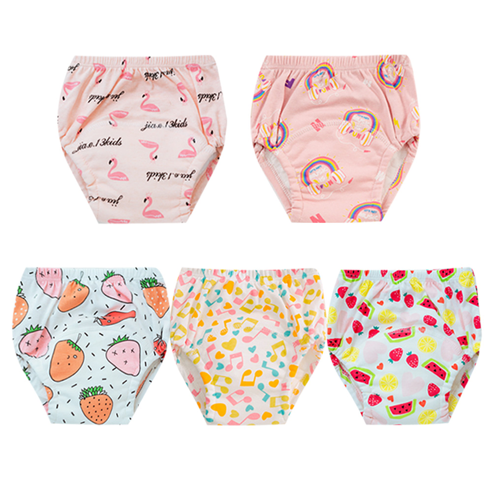 5pcs Baby Cotton Training Pant - Cloth Diaper Insert recension och pris